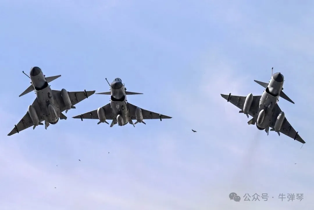 3月23日，巴基斯坦空軍殲-10戰(zhàn)斗機(jī)在伊斯蘭堡舉行的國(guó)慶閱兵式上飛越總統(tǒng)府。