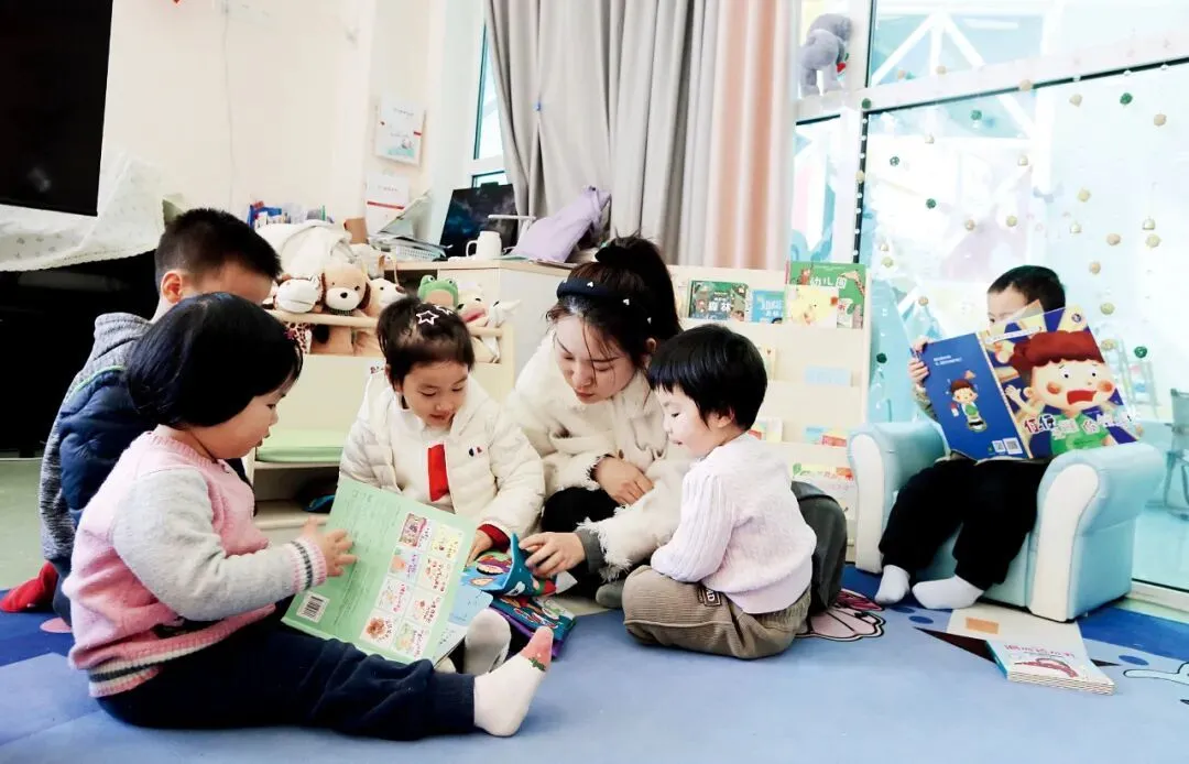 2025年3月19日，杭州胜利吟潮幼儿园开设的托班。图/视觉中国