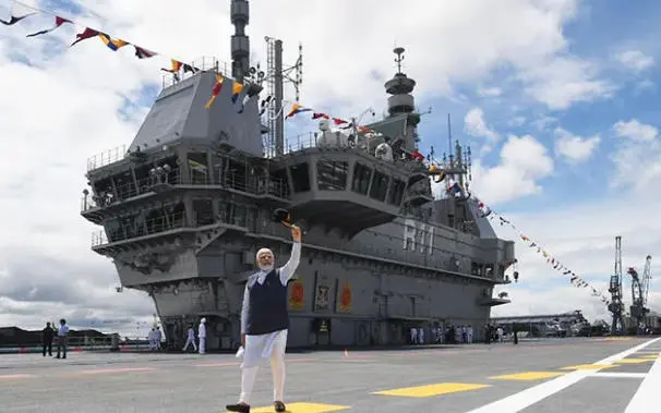 印度首艘自行建造的航空母舰“维克兰特号” 印媒