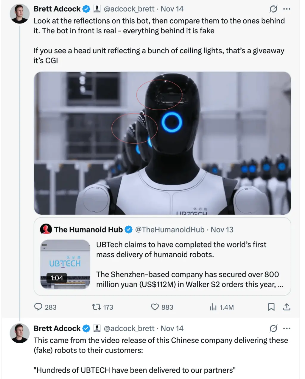 Figure創(chuàng)始人布雷特·愛德考克的推文截圖。