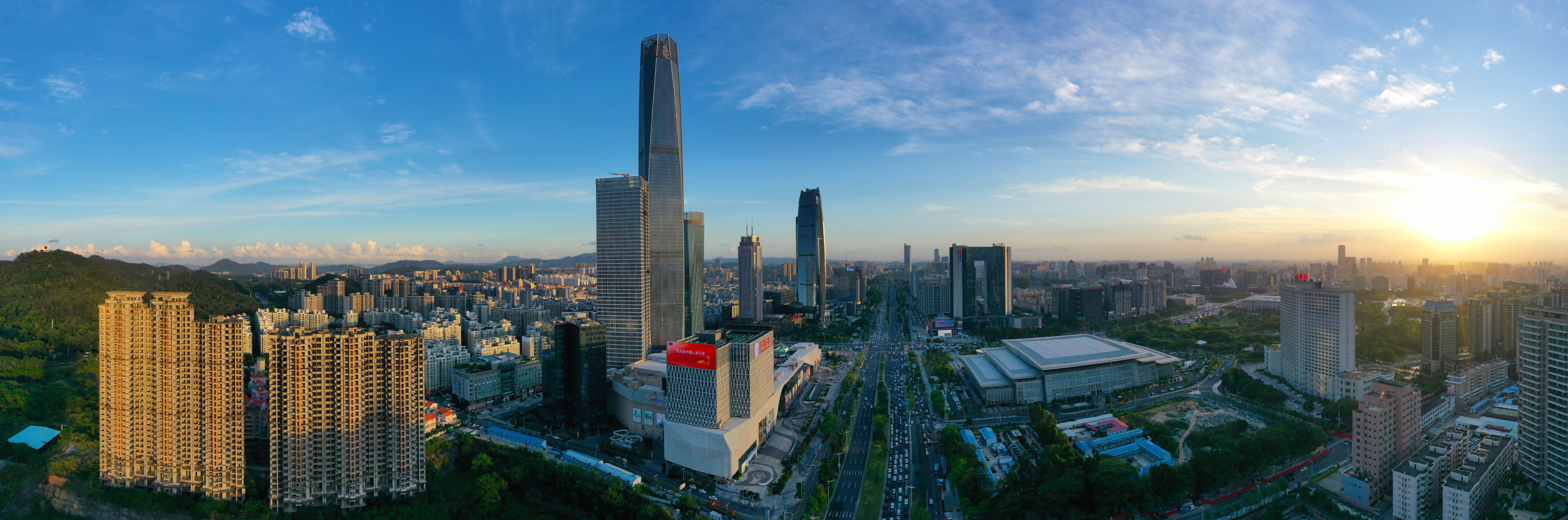 
   ▲东莞市中心（东城）鸟瞰图 
 