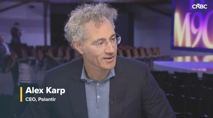 Palantir首席执行官亚历克斯·卡普 CNBC截图