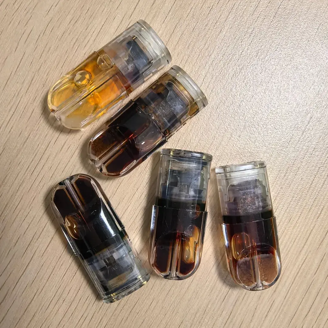 △涉案电子烟弹（图片来源/徐汇检察）